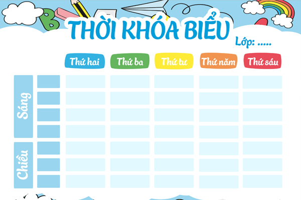 Kế hoạch và lịch làm việc tuần 32